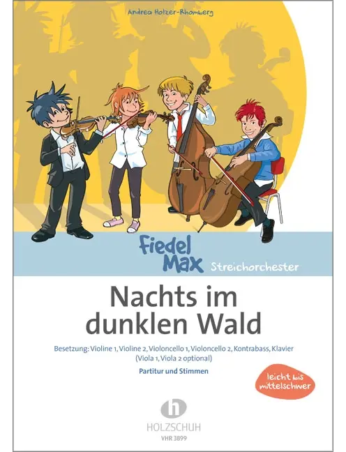 Nachts im dunklen Wald